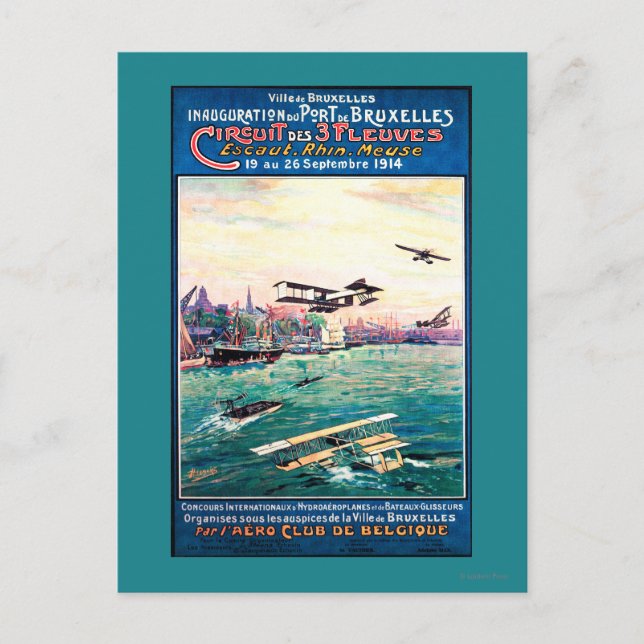 Cancelled Float Plane Promotional Poster Postcard (Front)