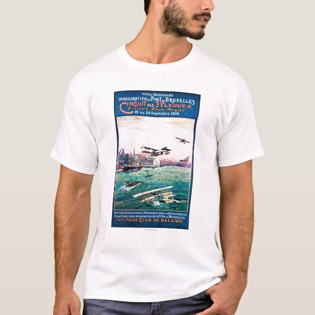 Cancelled Float Plane Promotional Poster T-Shirt (Front)