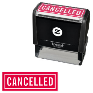 Cancelled Self-inking Stamp