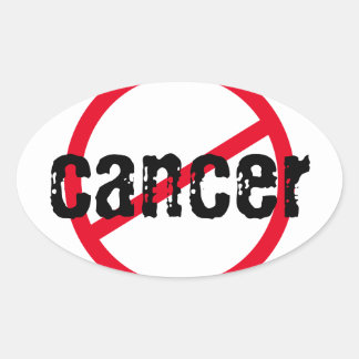 Cancer #1 oval sticker