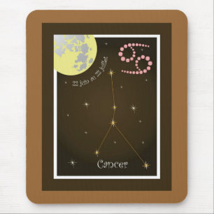 Cancer 22 juin au 22 juillet Mauspad Mouse Mat