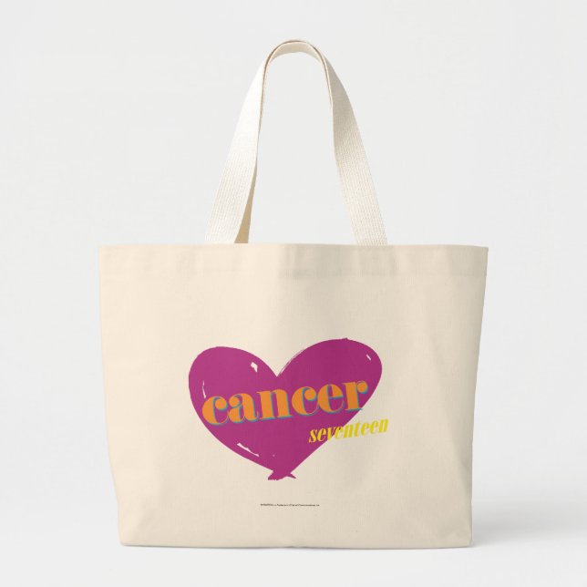 Cancer 2 large tote bag (Front)