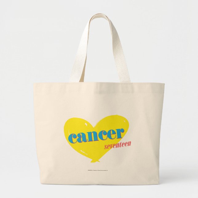 Cancer 3 large tote bag (Front)