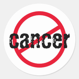 Cancer #4 classic round sticker