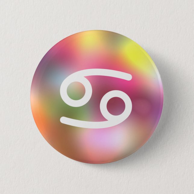 Cancer 6 Cm Round Badge (Front)