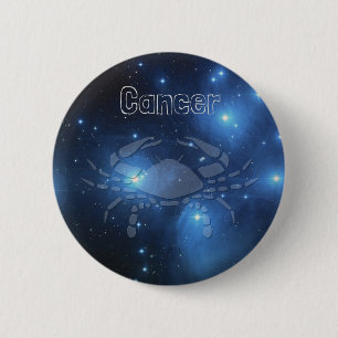 Cancer 6 Cm Round Badge