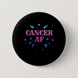 Cancer Af Pink Cancer Zodiac Sign Horoscope Birthd 6 Cm Round Badge