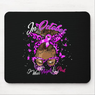 Cancer And Domestic Violence Awareness Month Famil Mouse Mat
