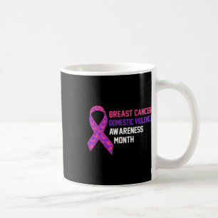 Cancer And Domestic Violence Awareness Month Suppo Coffee Mug