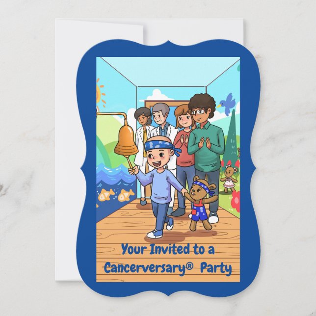_____  Cancer Anniversary Party Invitations (Front)