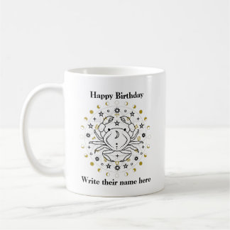 Cancer Astrology Birthday Mug June 21-July 22