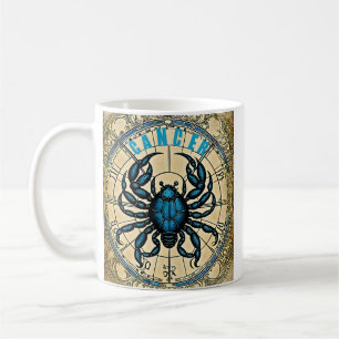 Cancer astrology sign coffee mug