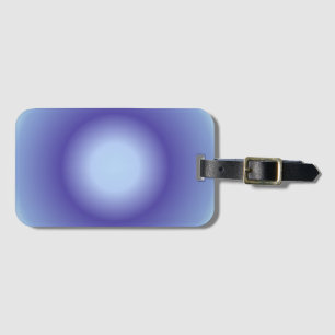 Cancer Aura, Cancer Zodiac, Blue Aura Gradient Luggage Tag