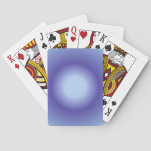Cancer Aura, Cancer Zodiac, Blue Aura Gradient Playing Cards