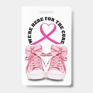 Cancer Awareness Badge - See Back ID Badge