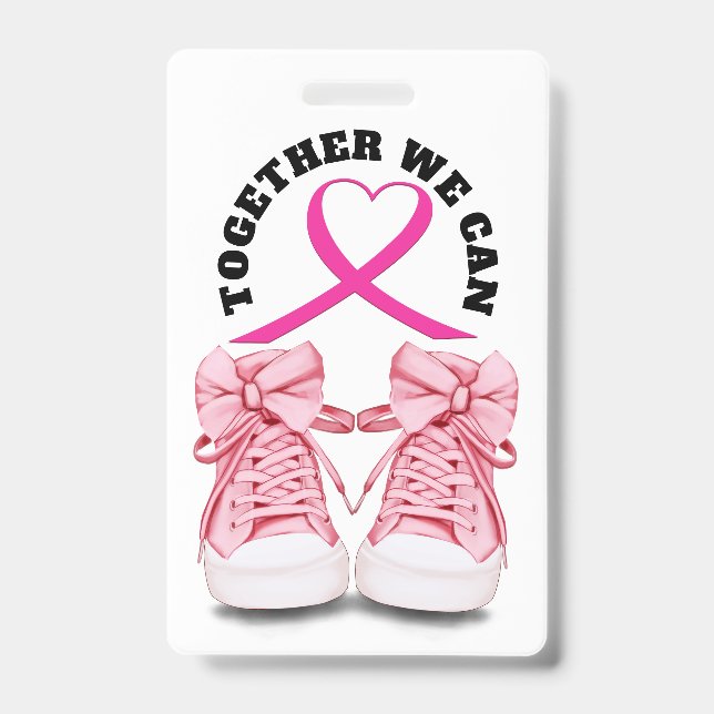 Cancer Awareness Badge - See Back ID Badge (Front)