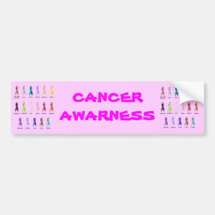 CANCER AWARENESS BUMPER STICKER