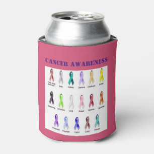 CANCER AWARENESS CAN COOLER