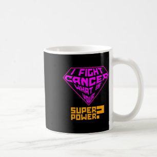 Cancer Awareness Care - I Fight Cancer, Your Super Coffee Mug