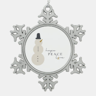 cancer awareness Christmas Holiday Metal Ornament