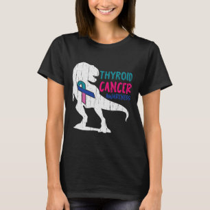 Cancer Awareness Cool T-rex Warrior Survivor Fight T-Shirt