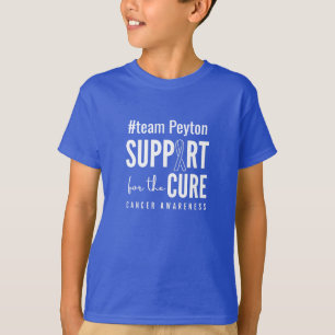 cancer awareness custom name Kids T-Shirt