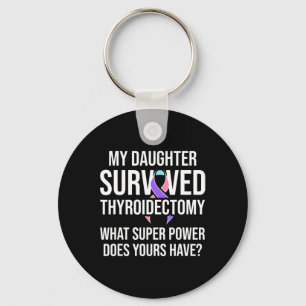 Cancer Awareness Daughter Warrior Survivor Key Ring
