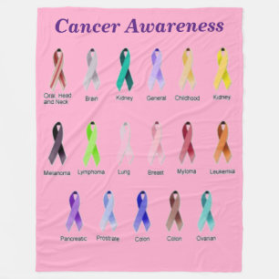 CANCER AWARENESS FLEECE BLANKET