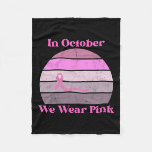 Cancer Awareness Fleece Blanket