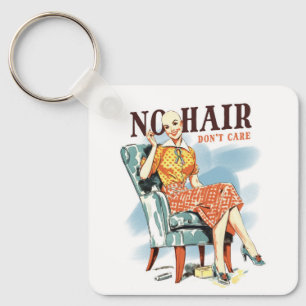 Cancer Awareness for Bald Women Warriors Key Ring