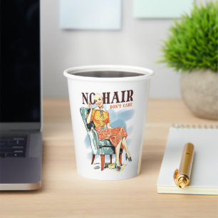 Cancer Awareness for Bald Women Warriors Paper Cups