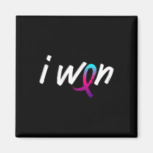 Cancer Awareness - I Won Survivor Fighter Magnet