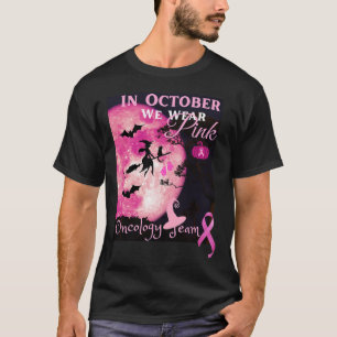 Cancer Awareness. In October We Wear Pink. Hallowe T-Shirt