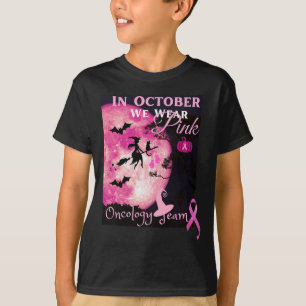 Cancer Awareness. In October We Wear Pink. Hallowe T-Shirt