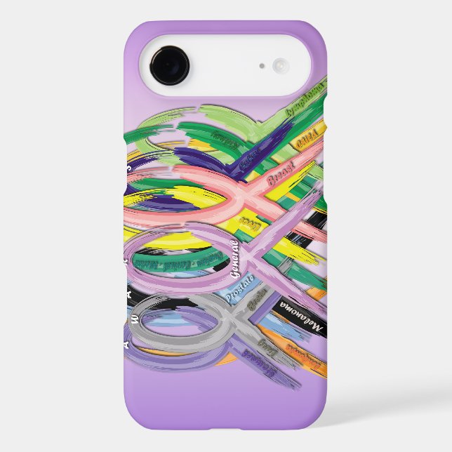 Cancer Awareness iPhone Case (Back)