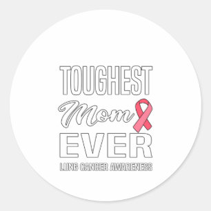 Cancer Awareness Lung Cancer World Cancer Day Classic Round Sticker