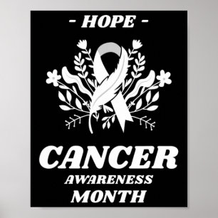 Cancer awareness month 5 poster