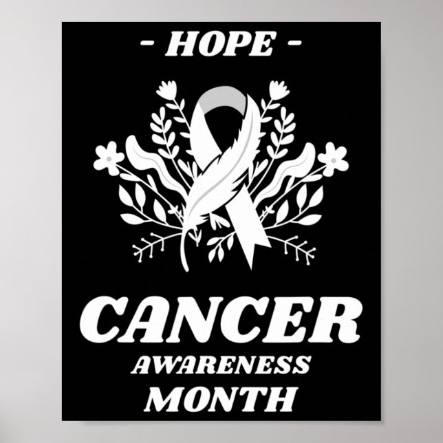 Cancer awareness month 5 poster (Front)