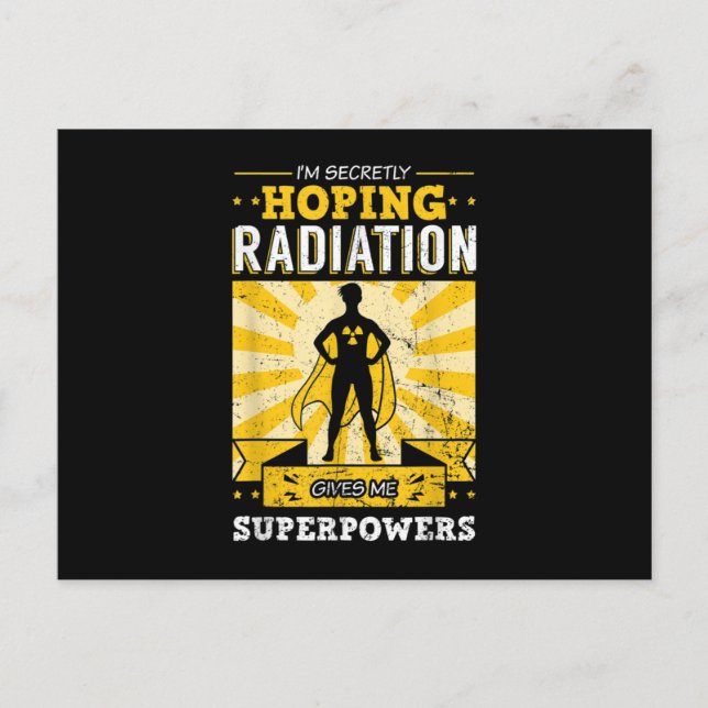 Cancer Awareness Patient Warrior Chemo Radiation T Announcement Postcard (Front)