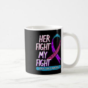 Cancer Awareness Ribbon Endocrinologist Gift Idea Coffee Mug