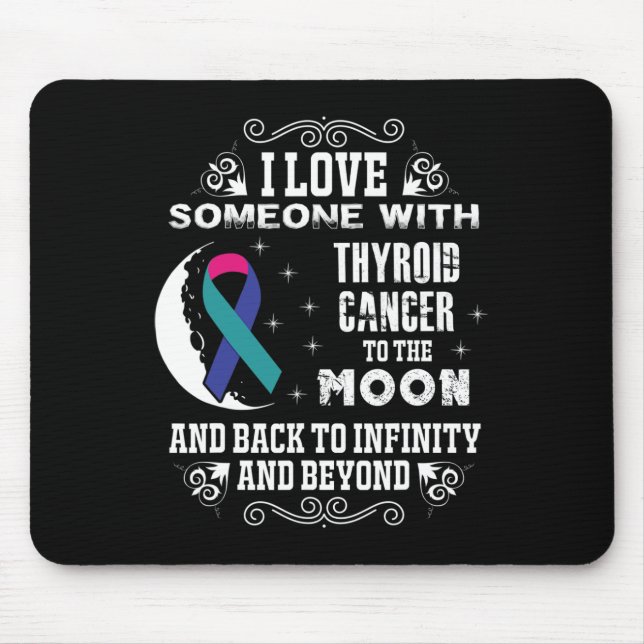 Cancer Awareness Ribbon S5  Mouse Mat (Front)