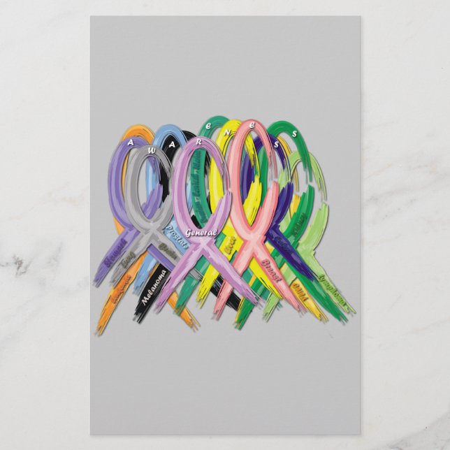 Cancer Awareness Ribbons (Front)