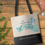 Cancer Awareness - Strong is Beautiful Tote Bag<br><div class="desc">A beautiful tote bag with beautiful messaging!  Print is on both sides and you can personalise the text!</div>