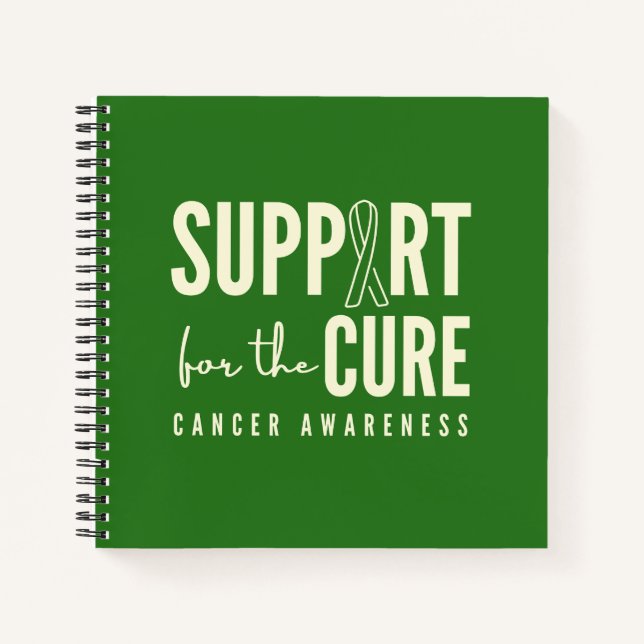 cancer awareness support cure Notebooks Journals (Front)