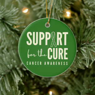 cancer awareness support cure Ornaments Holiday