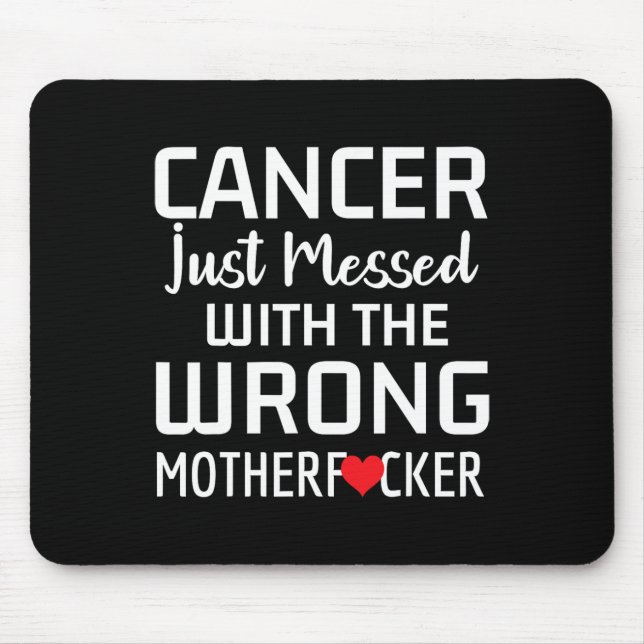 Cancer Awareness Support Get Well Cancer Fighter S Mouse Mat (Front)