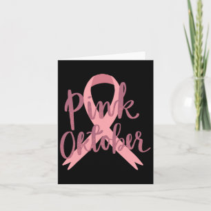 Cancer Awareness Tee - In October We Wear Pink To Card