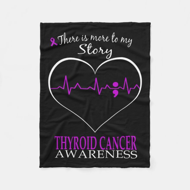 Cancer Awareness - There Is More To My Story  Fleece Blanket (Front)