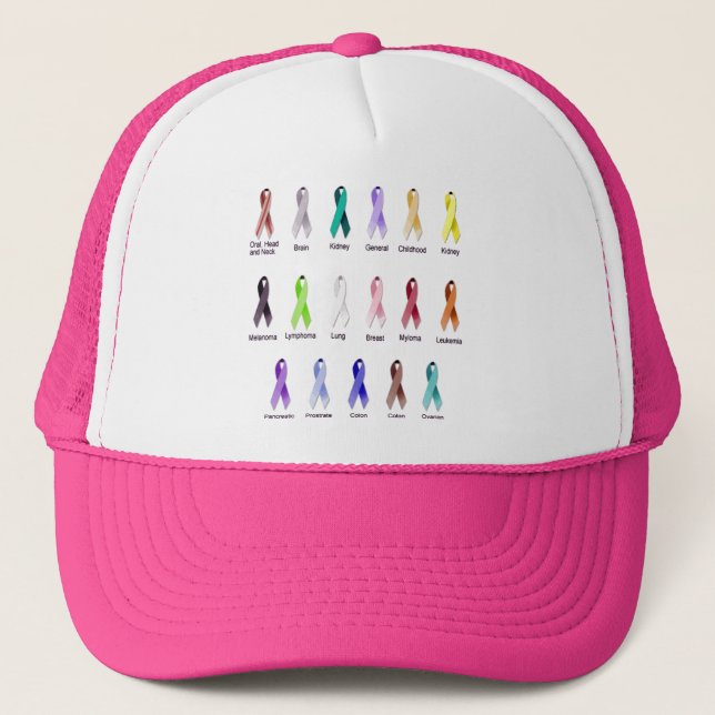 CANCER AWARENESS TRUCKER HAT (Front)