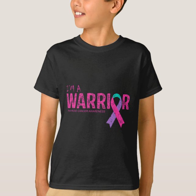 Cancer Awareness Warrior  T-Shirt (Front)